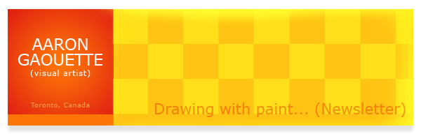 Drawing with paint... (Newsletter)